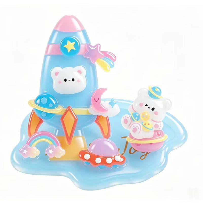 Phone Cases Kids - 3D Stacked Crystal Animal Stickers Removable