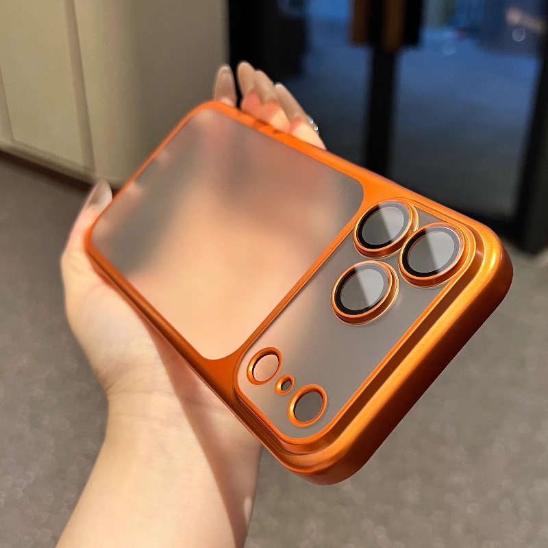 Phone Cases Orange - Official Cosmic Orange Plating Frosted Translucent
