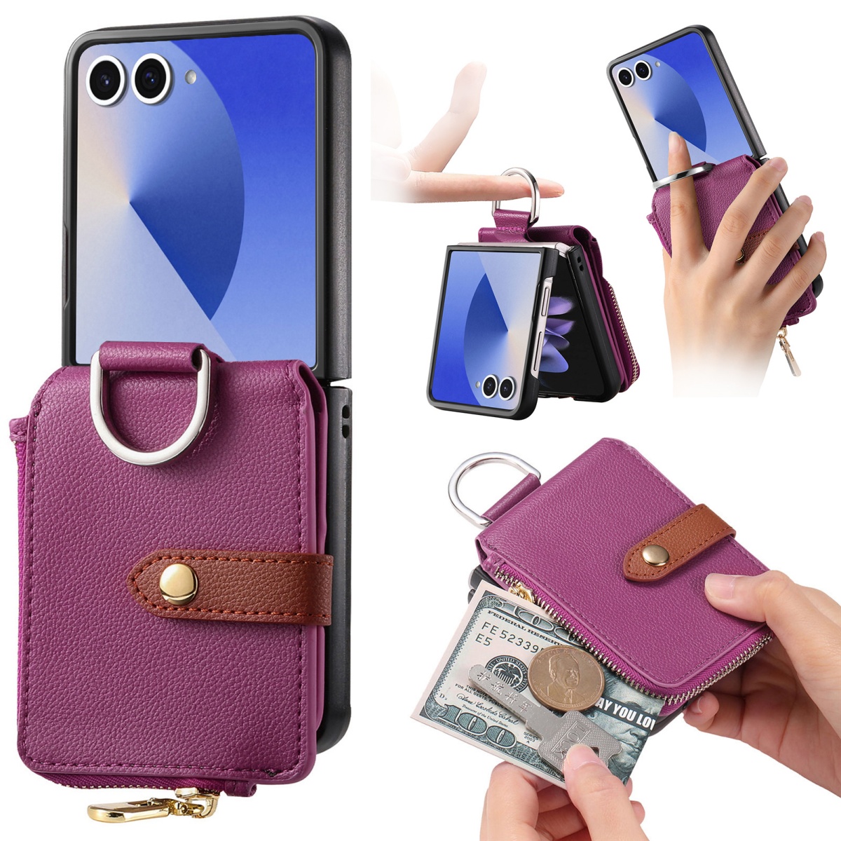 Phone Cases That Hold Cards - Luxury Card Holder Phone Case for