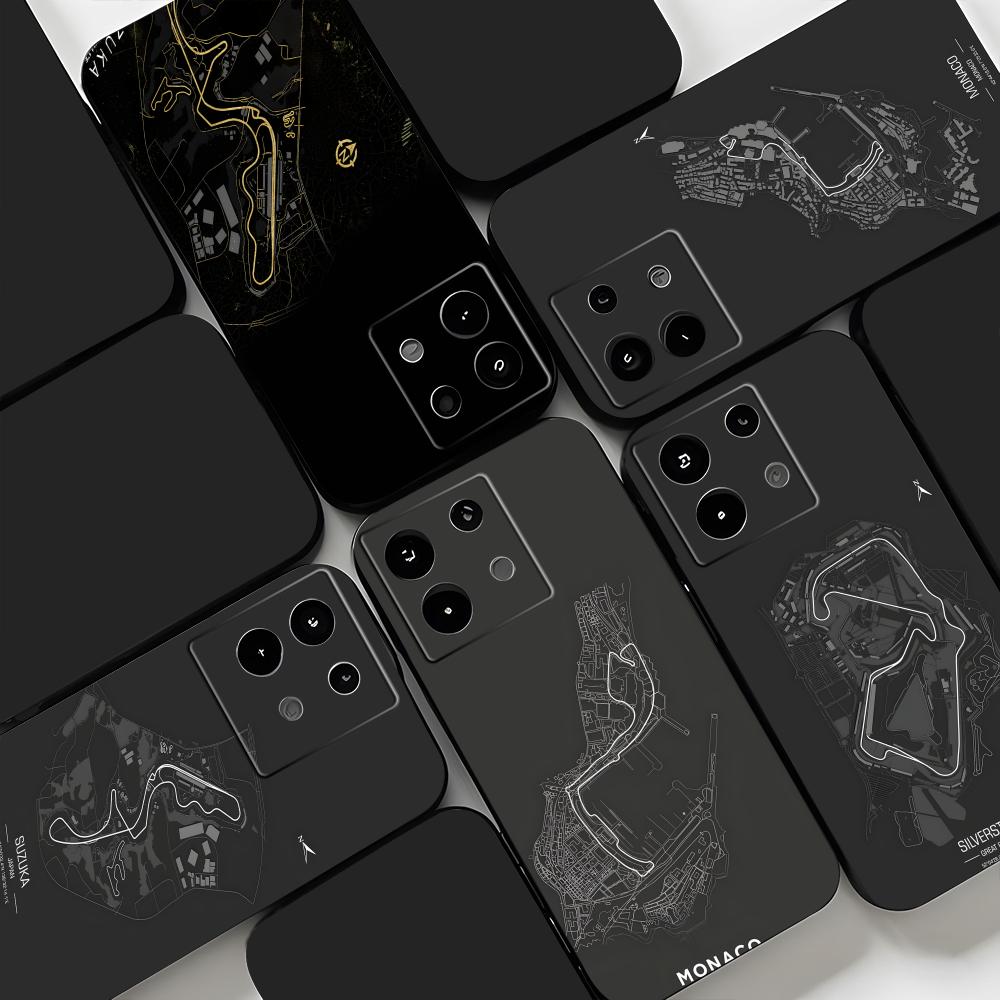 Phone Cases Xiaomi - F1 Race Track Print Phone Case