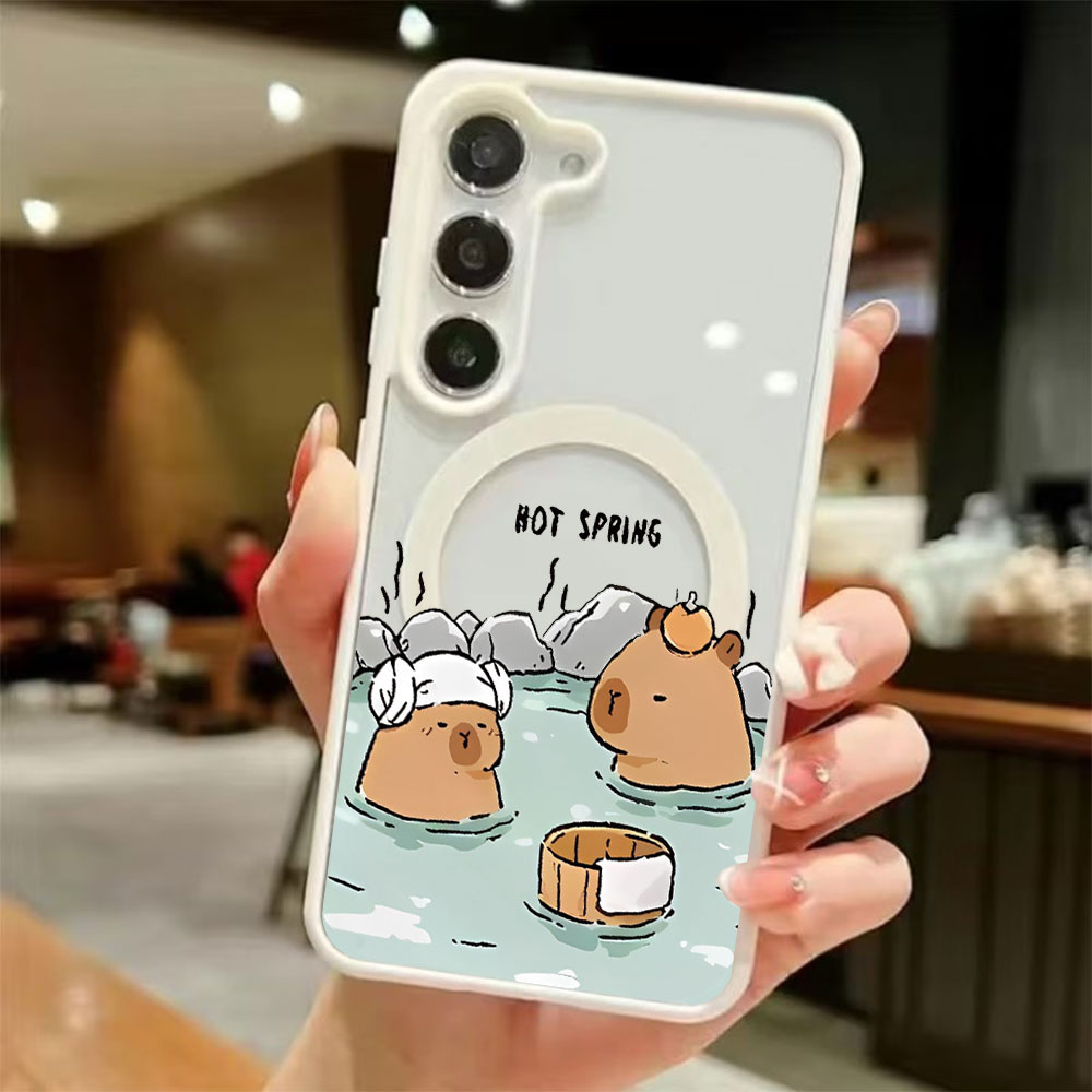 Phone Cases Galaxy S26 Ultra - Color Transparent Magnetic Phone Case For