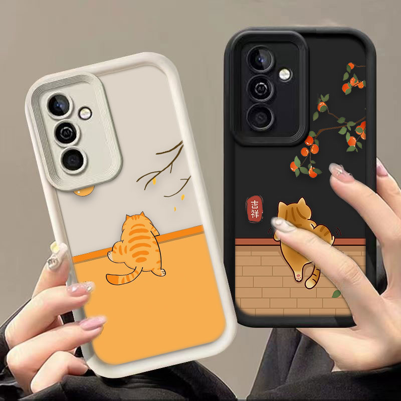 Phone Cases Orange - Funny Cute Orange Cat Cover Phone