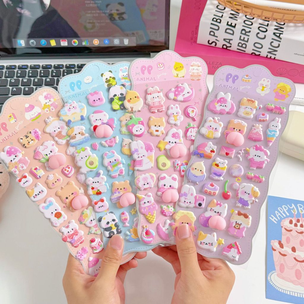 4 Pieces 3D Soft Cute Butt 3D  - đánh giá và giá Phone Cases Kids