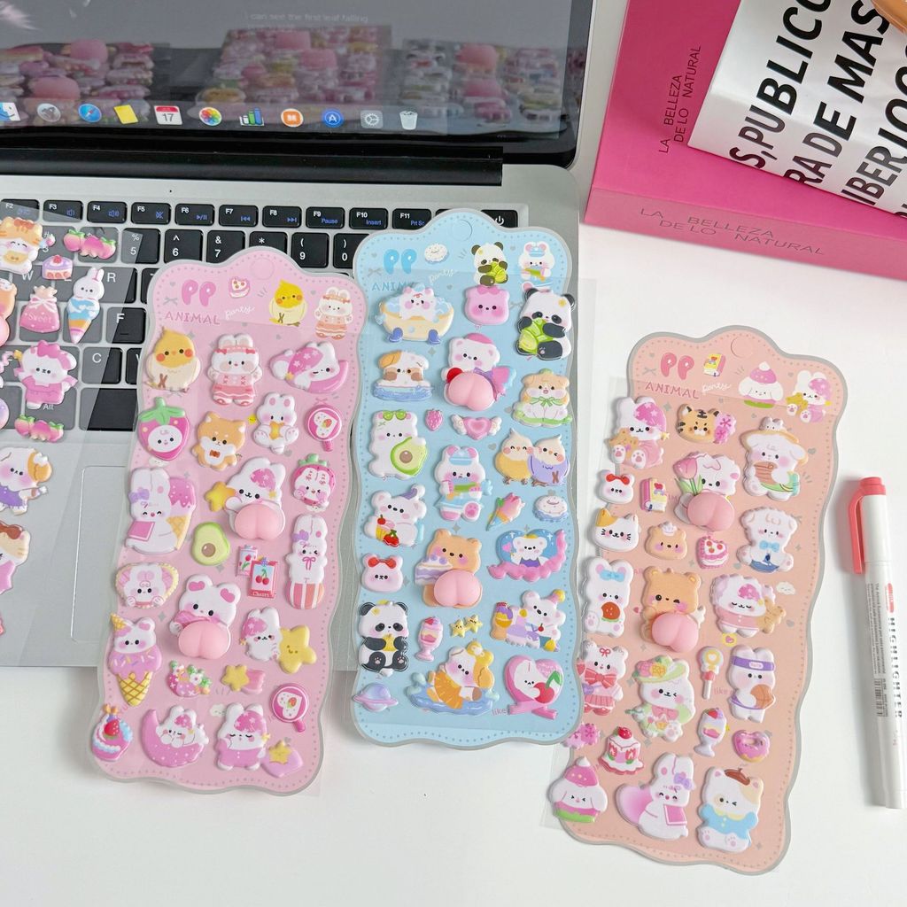 4 Pieces 3D Soft Cute Butt 3D  - đánh giá và giá Phone Cases Kids