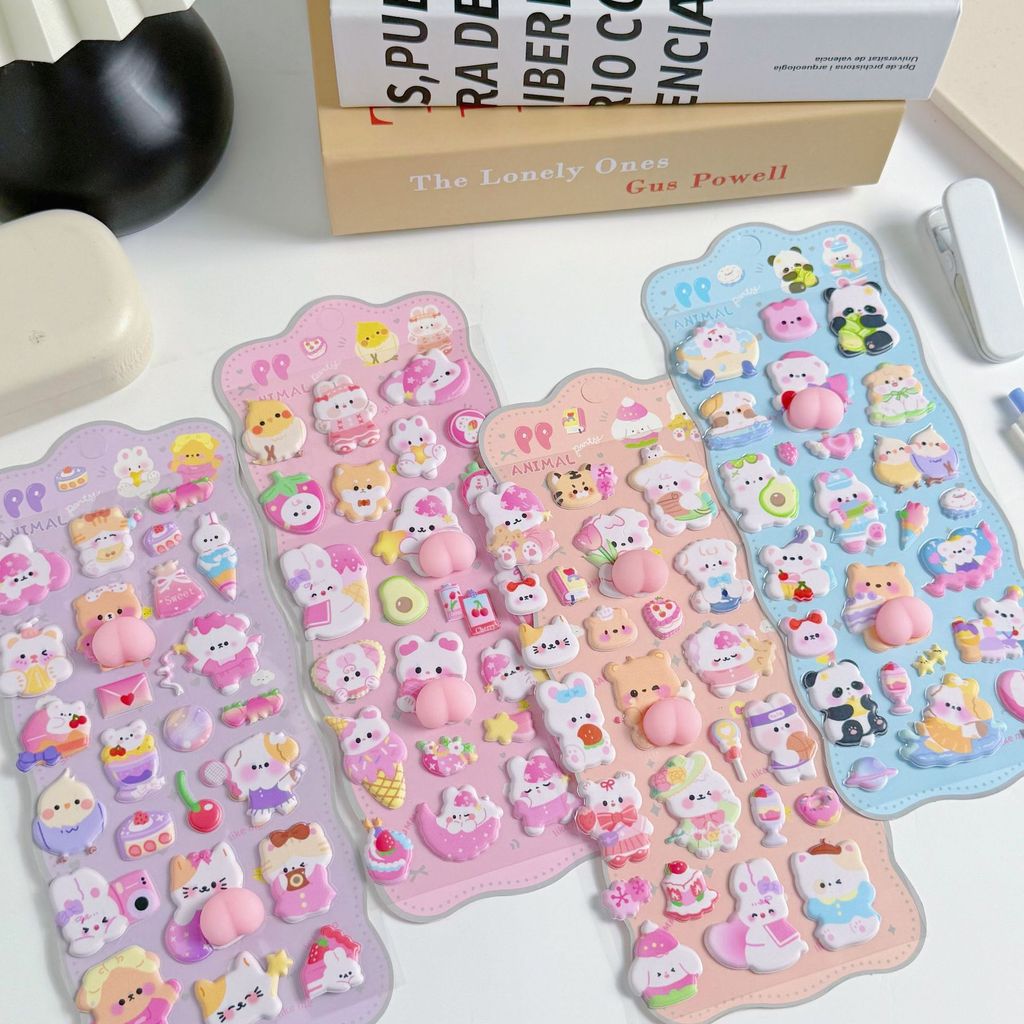 4 Pieces 3D Soft Cute Butt 3D  - đánh giá và giá Phone Cases Kids