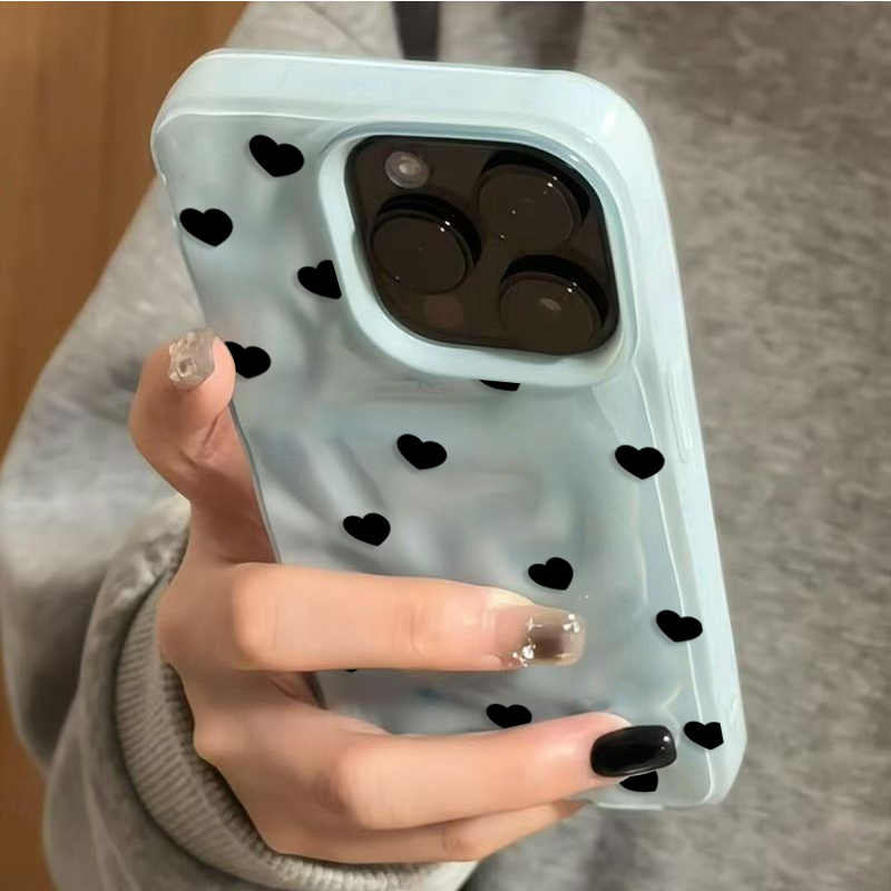 Aesthetic Cute Black Heart Sho - đánh giá và giá Phone Cases Cute Iphone 14