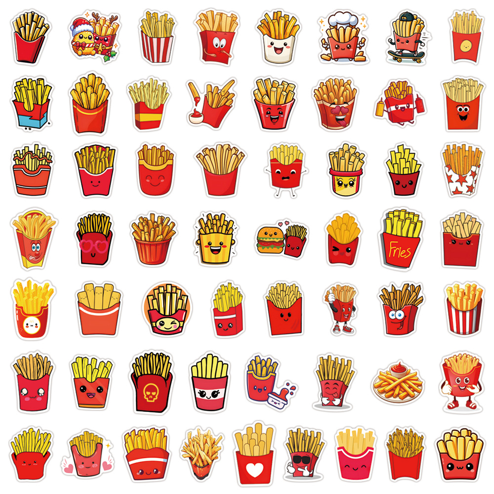 55PCS Cute Cartoon French Frie - đánh giá và giá Phone Cases Kids