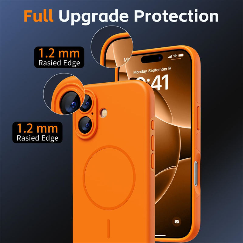 Orange for IPhone17 Silicone S - đánh giá và giá Phone Cases Orange