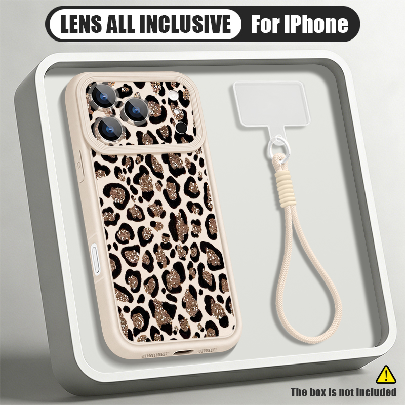 Brown Leopard Printed Lanyard  - đánh giá và giá Phone Cases Brown