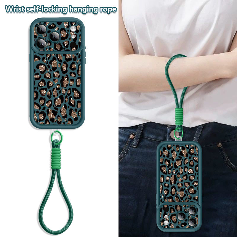 Brown Leopard Printed Lanyard  - đánh giá và giá Phone Cases Brown