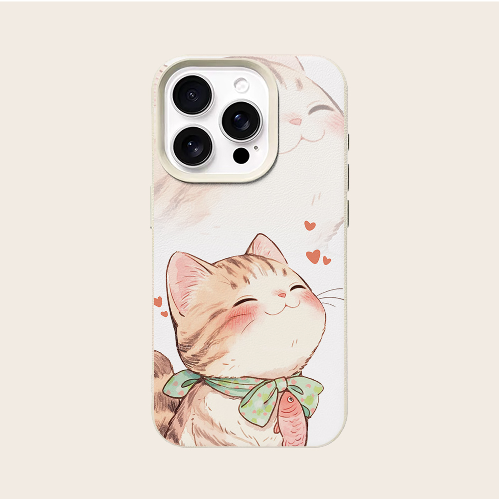 Orange Cat Fish Heart Phone Ca - đánh giá và giá Phone Cases Orange