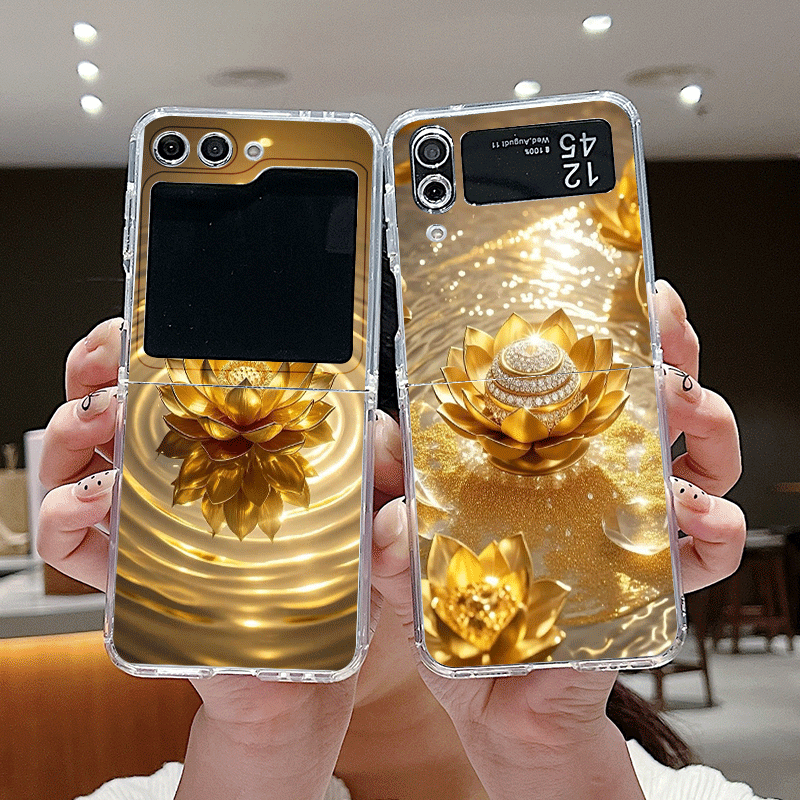 Creative Golden Lotus Flower P - đánh giá và giá Phone Cases Z Fold 5