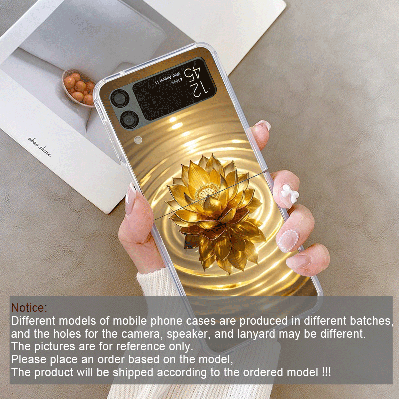 Creative Golden Lotus Flower P - đánh giá và giá Phone Cases Z Fold 5
