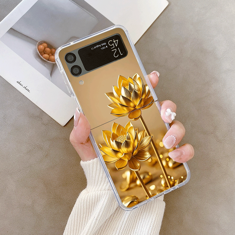 Creative Golden Lotus Flower P - đánh giá và giá Phone Cases Z Fold 5