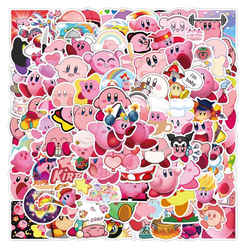 100pcs Cartoon Game Kirby Stic - đánh giá và giá Phone Cases Kids