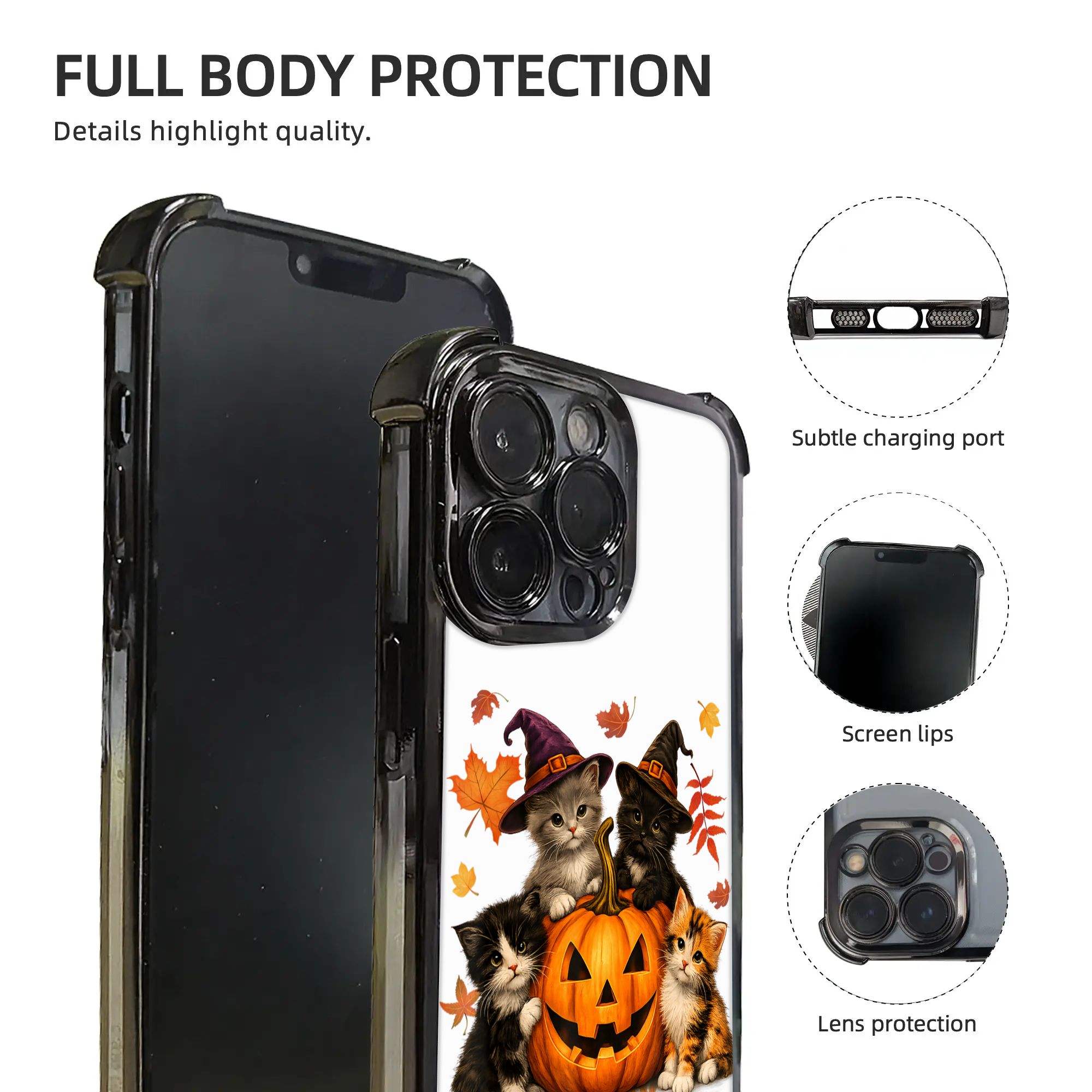 Halloween Cute Cats Pumpkin Sp - đánh giá và giá Phone Cases Kids