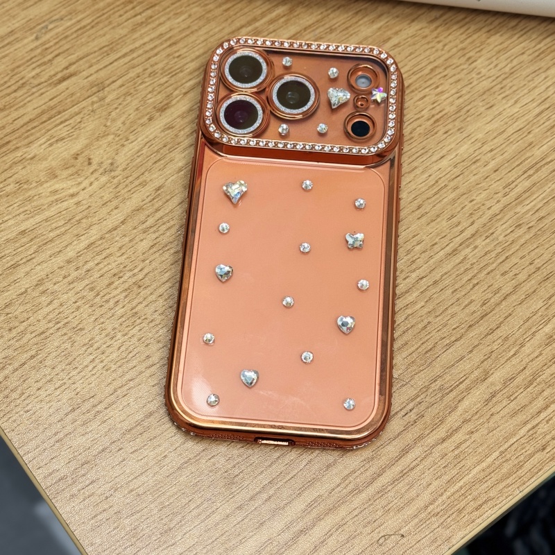 Handmade Jewelled Crystal Plat - đánh giá và giá Phone Cases Orange