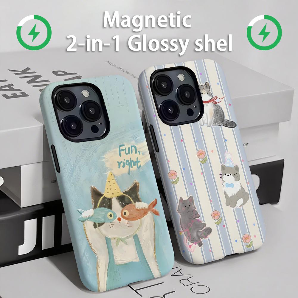 Cute cats and dogs  Phone Case - đánh giá và giá Phone Cases Cute Iphone 14