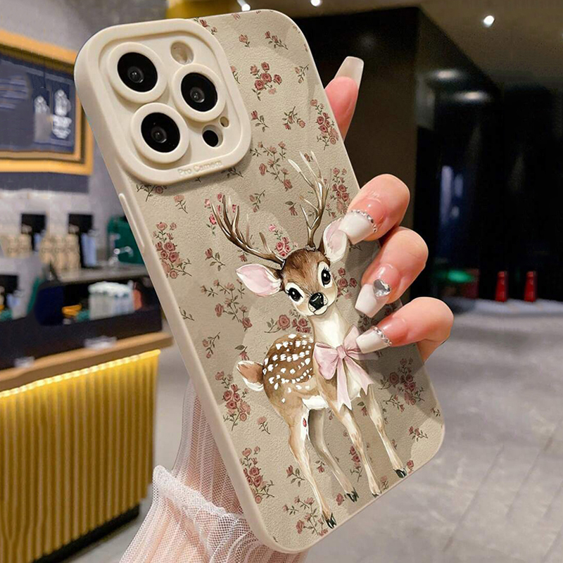 For Xiaomi 15T Case Deer Paint - đánh giá và giá Phone Cases Brown