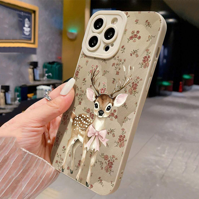 For Xiaomi 15T Case Deer Paint - đánh giá và giá Phone Cases Brown