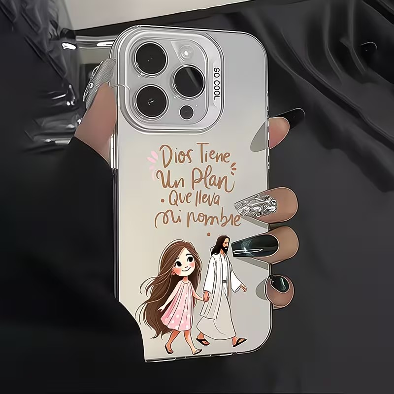 Cute Girl Walking With God Mat - đánh giá và giá Phone Cases Cute Iphone 14