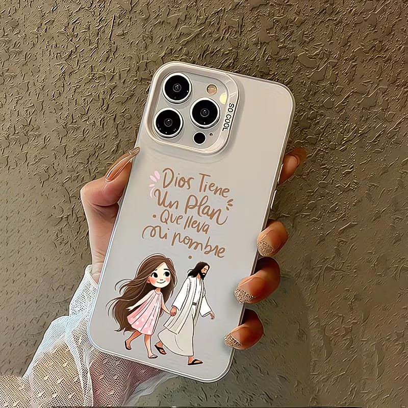 Cute Girl Walking With God Mat - đánh giá và giá Phone Cases Cute Iphone 14