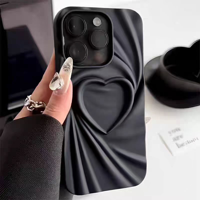 Fashion Fold Wrinkle 3D Love H - đánh giá và giá Phone Cases Dior