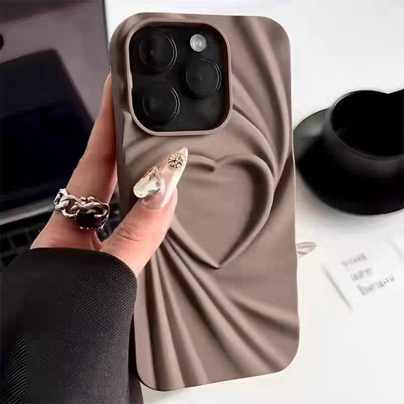 Fashion Fold Wrinkle 3D Love H - đánh giá và giá Phone Cases Dior
