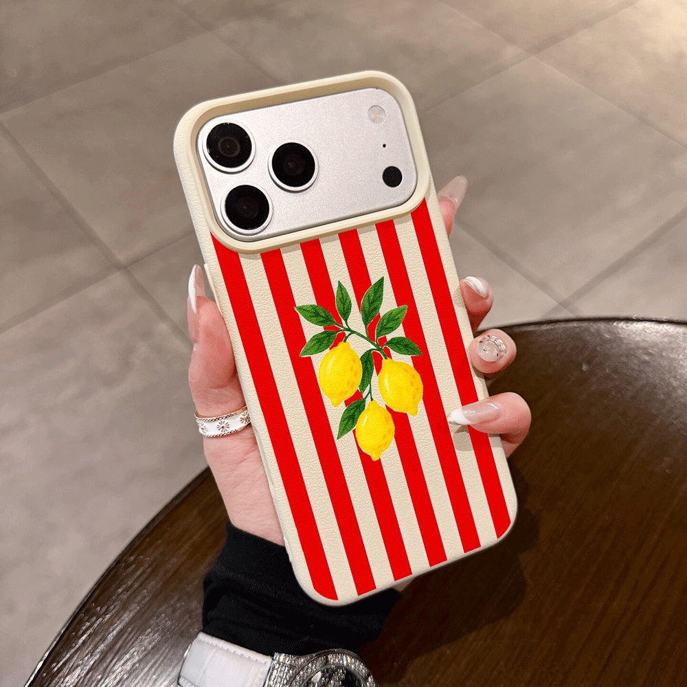 Orange Striped Lemon Phone Cas - đánh giá và giá Phone Cases Orange