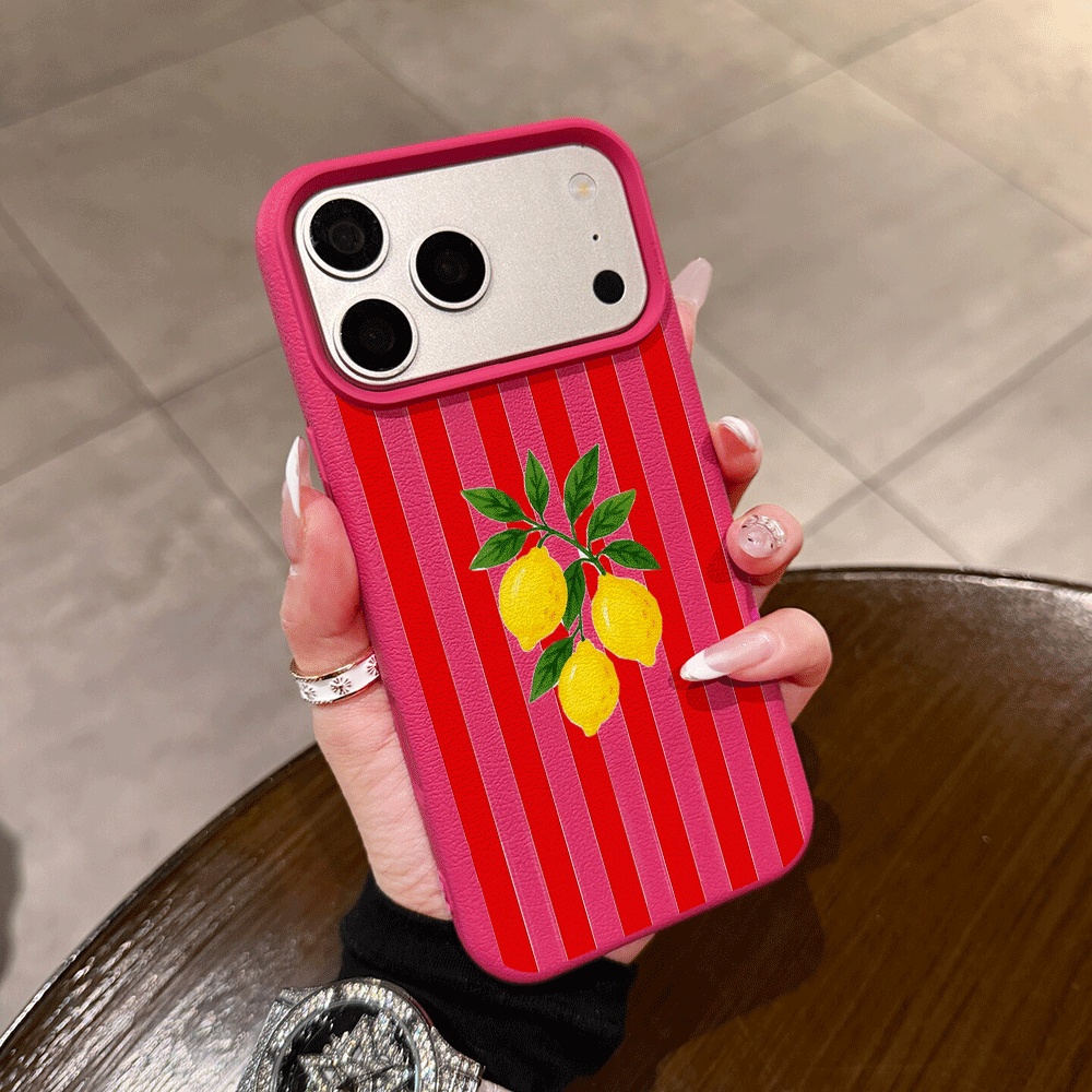 Orange Striped Lemon Phone Cas - đánh giá và giá Phone Cases Orange