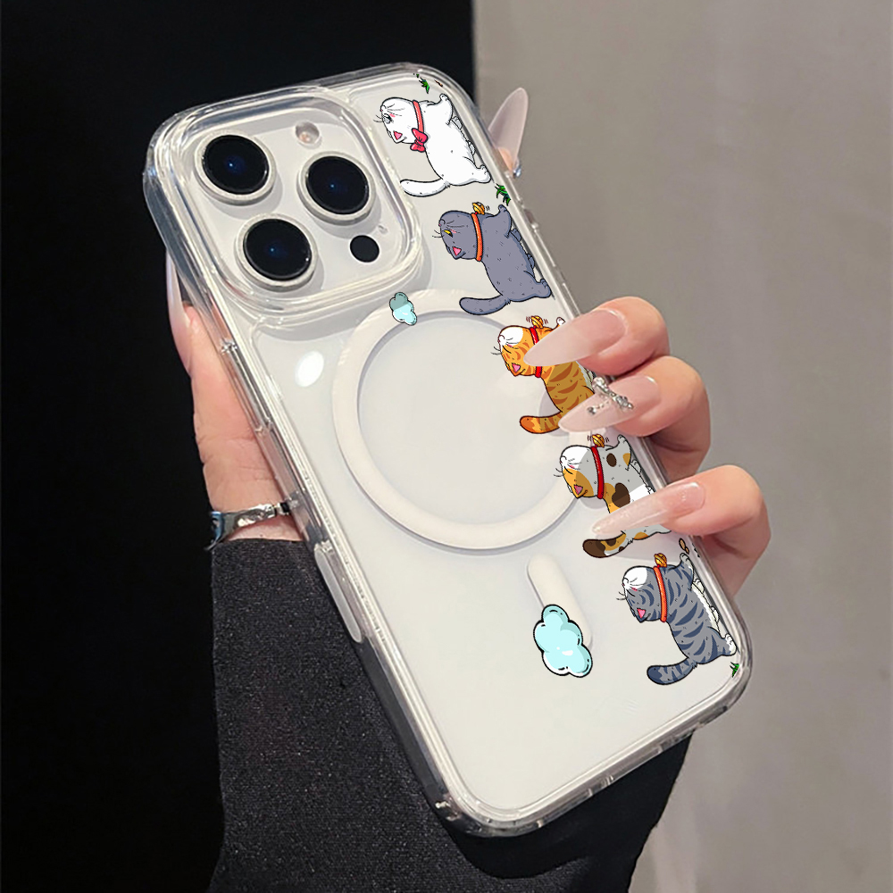 Cute Cartoon Cat Clear Phone C - đánh giá và giá Phone Cases Cute Iphone 14