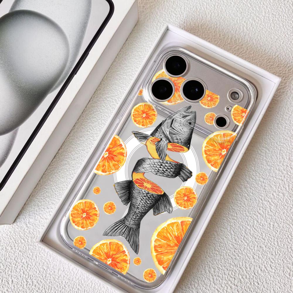 Orange Tide Fish Club Phone Ca - đánh giá và giá Phone Cases Orange
