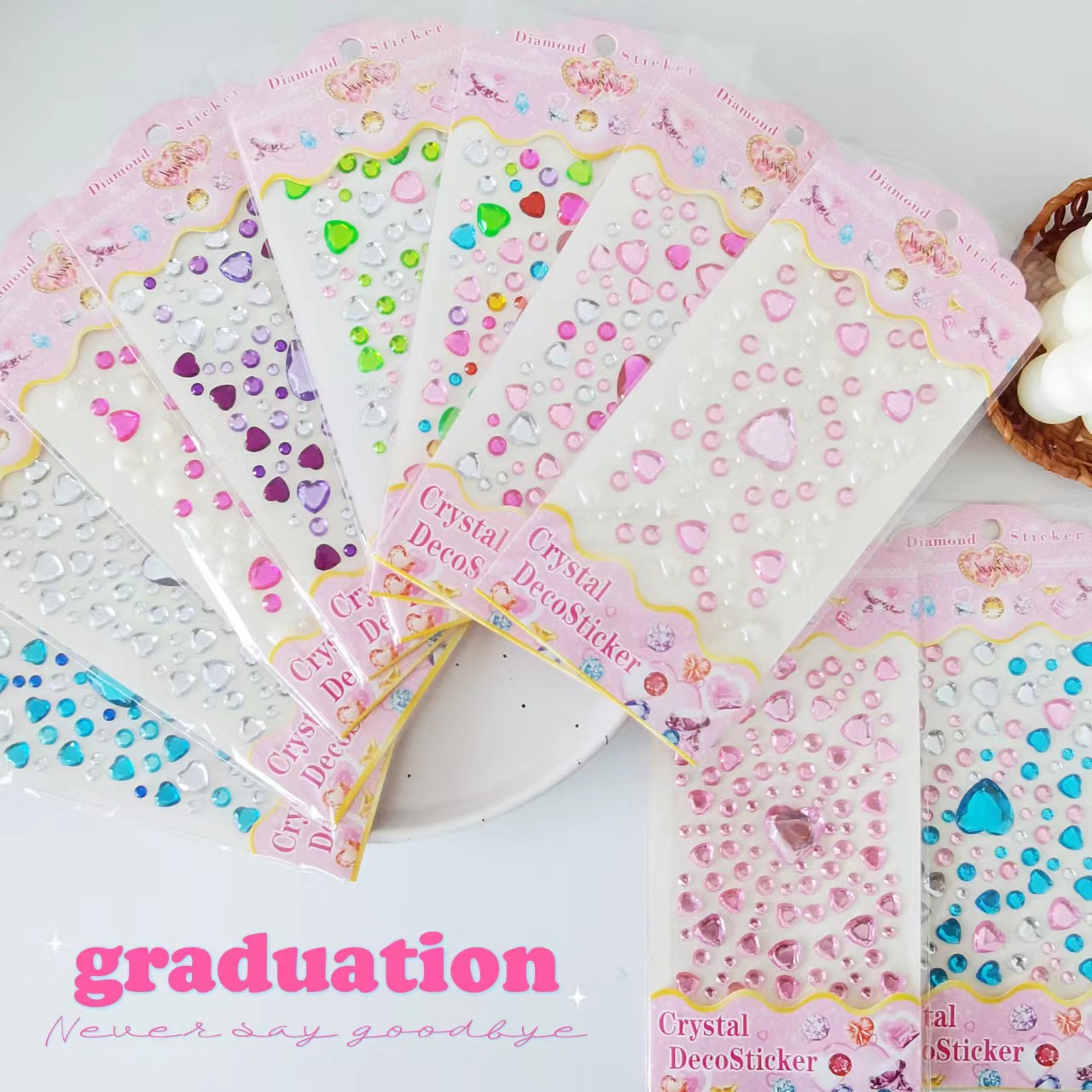 Heart 3D Stickers Diamond Vira - đánh giá và giá Phone Cases Viral