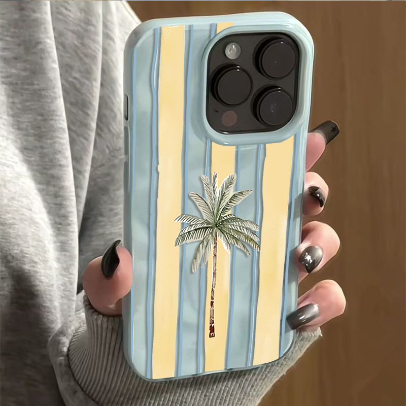 Cute Palm Tree Striped Summer  - đánh giá và giá Phone Cases Cute Iphone 14