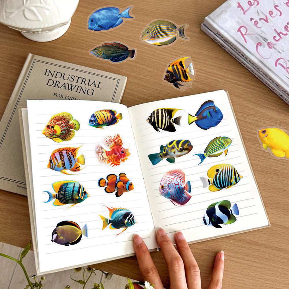 50PCS Transparent Sea Fish Sti - đánh giá và giá Phone Cases Kids