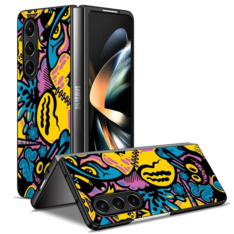 Cartoon Graffiti Design Case f - đánh giá và giá Phone Cases Z Fold 5