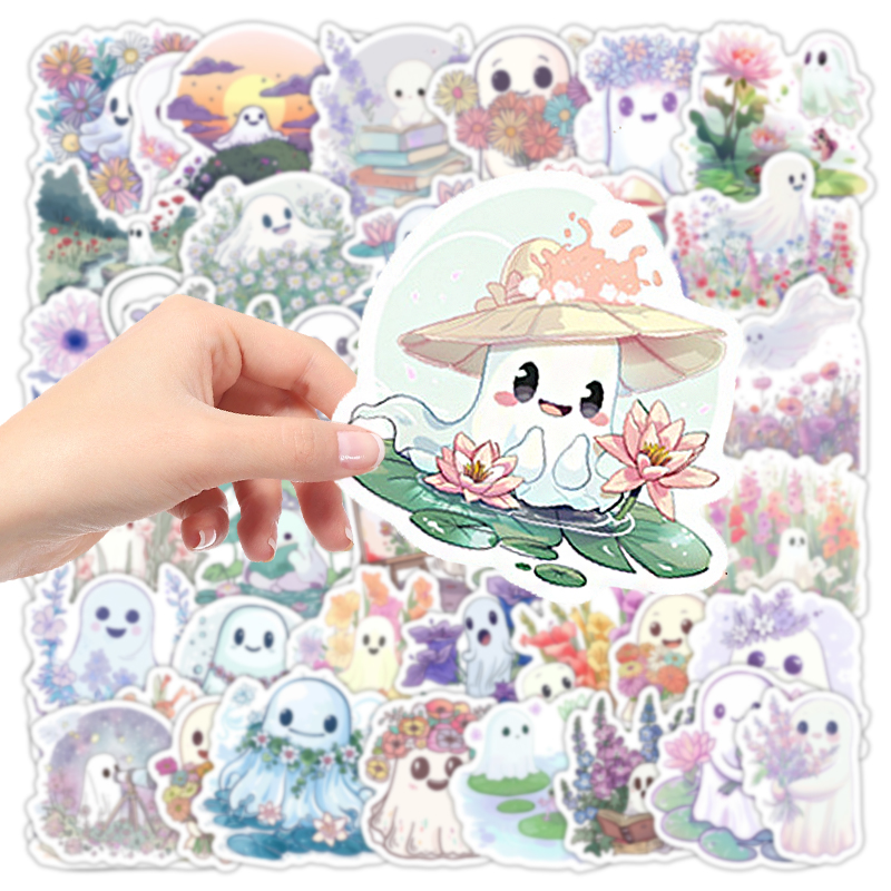 50PCS Cute White Ghost Graffit - đánh giá và giá Phone Cases Kids