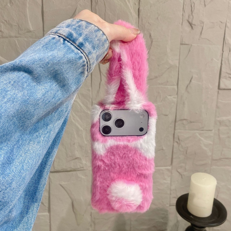 Cute Rabbit Design Fluffy Phon - đánh giá và giá Phone Cases Cute Iphone 14