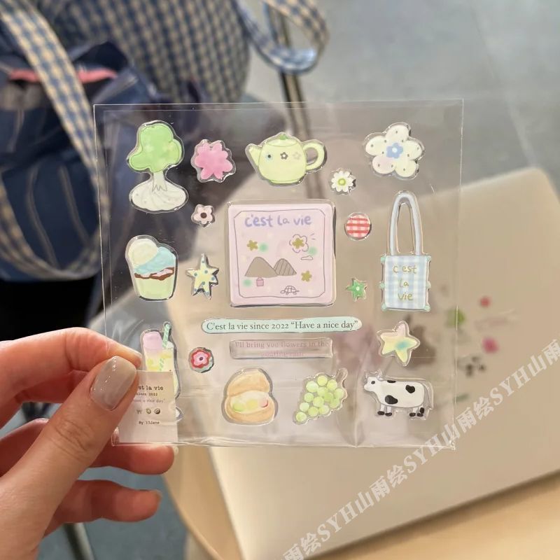 Puffy Jelly Stickers Viral Xia - đánh giá và giá Phone Cases Viral