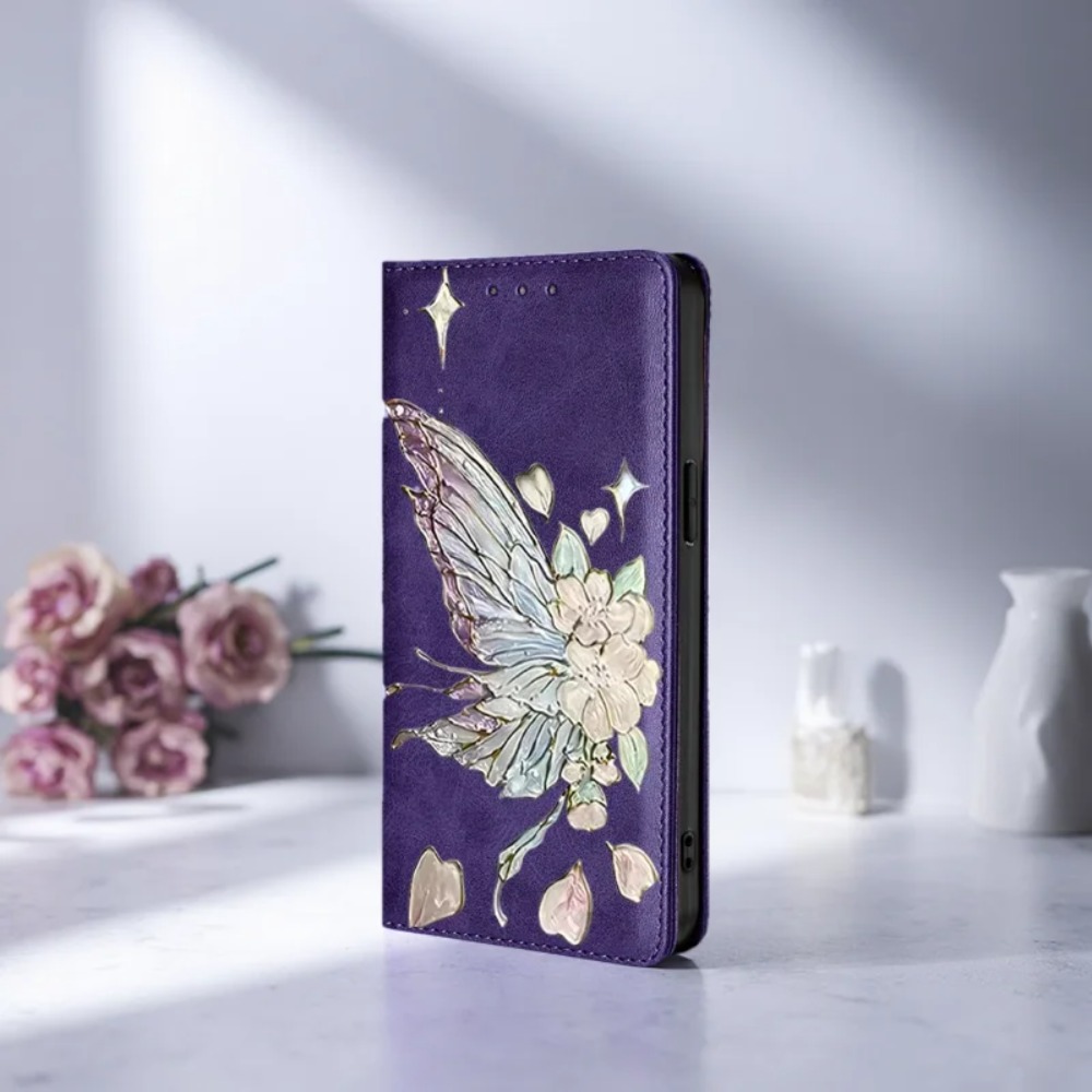 Painted Magnetic Flip Leather  - đánh giá và giá Phone Cases Galaxy S26 Ultra