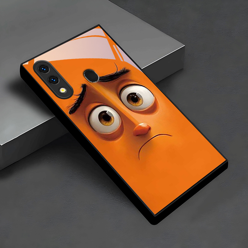 Pouty Orange Buddy Black Glass - đánh giá và giá Phone Cases Orange