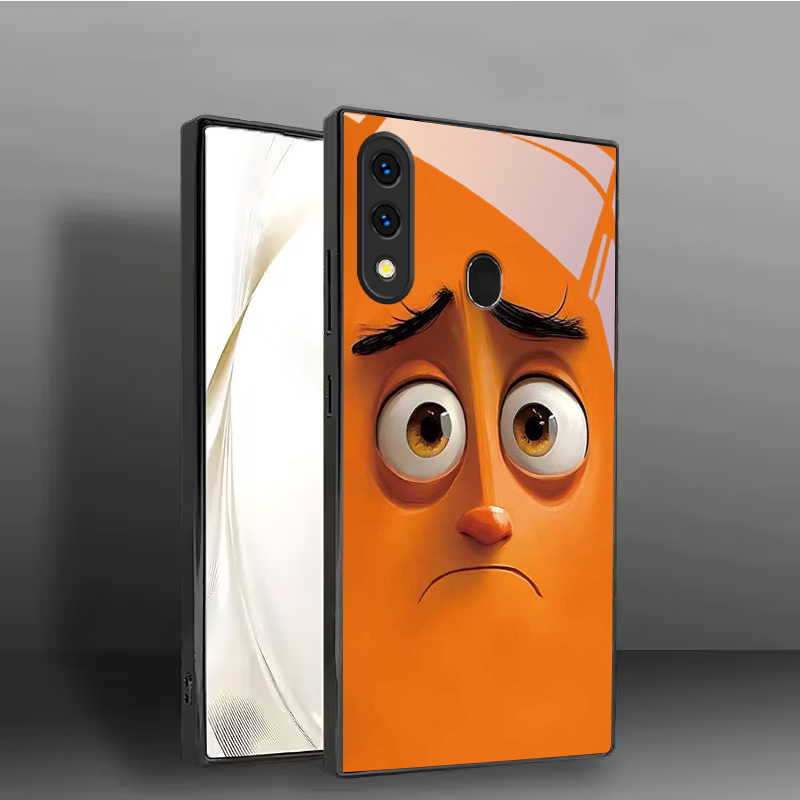 Pouty Orange Buddy Black Glass - đánh giá và giá Phone Cases Orange